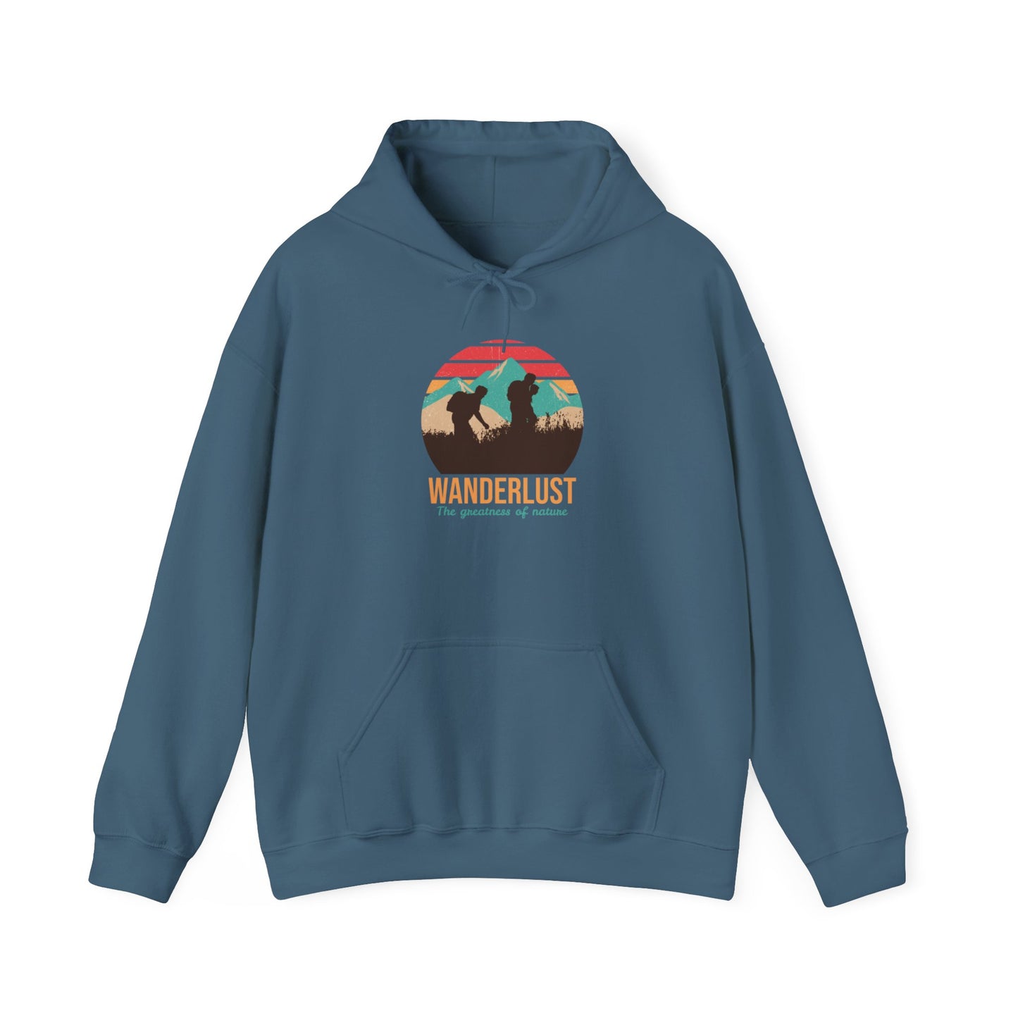 Wanderlust The Greatness Of Nature Unisex Heavy Blend™ Hooded Sweatshirt