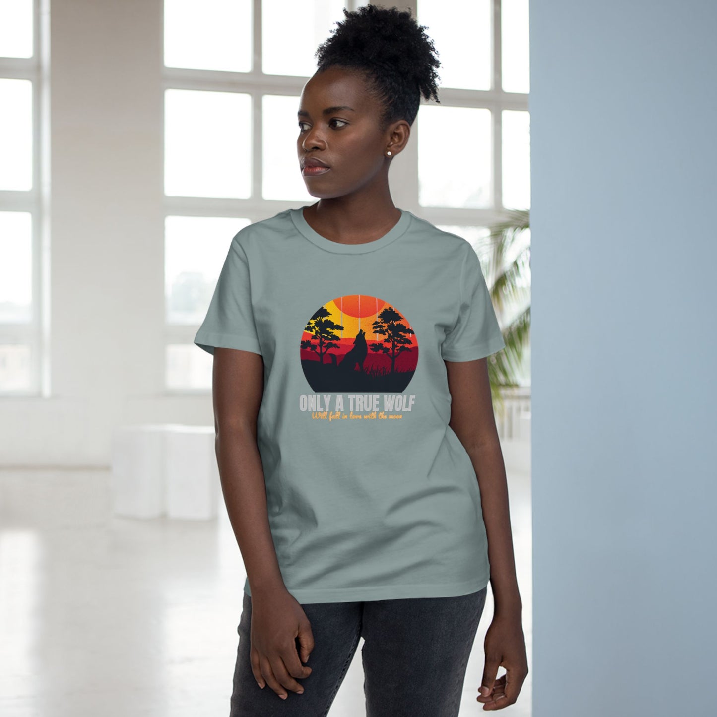 Only A True Wolf Women’s Maple Tee