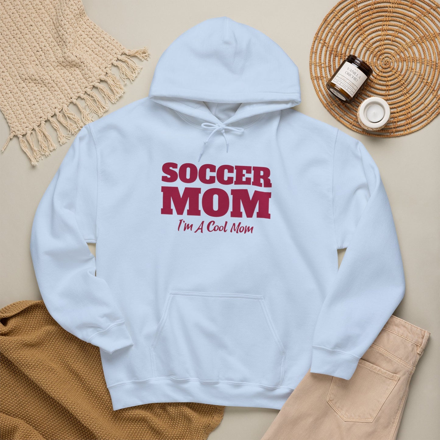 Soccer Mom I'm A Cool Mom Hooded Sweatshirt