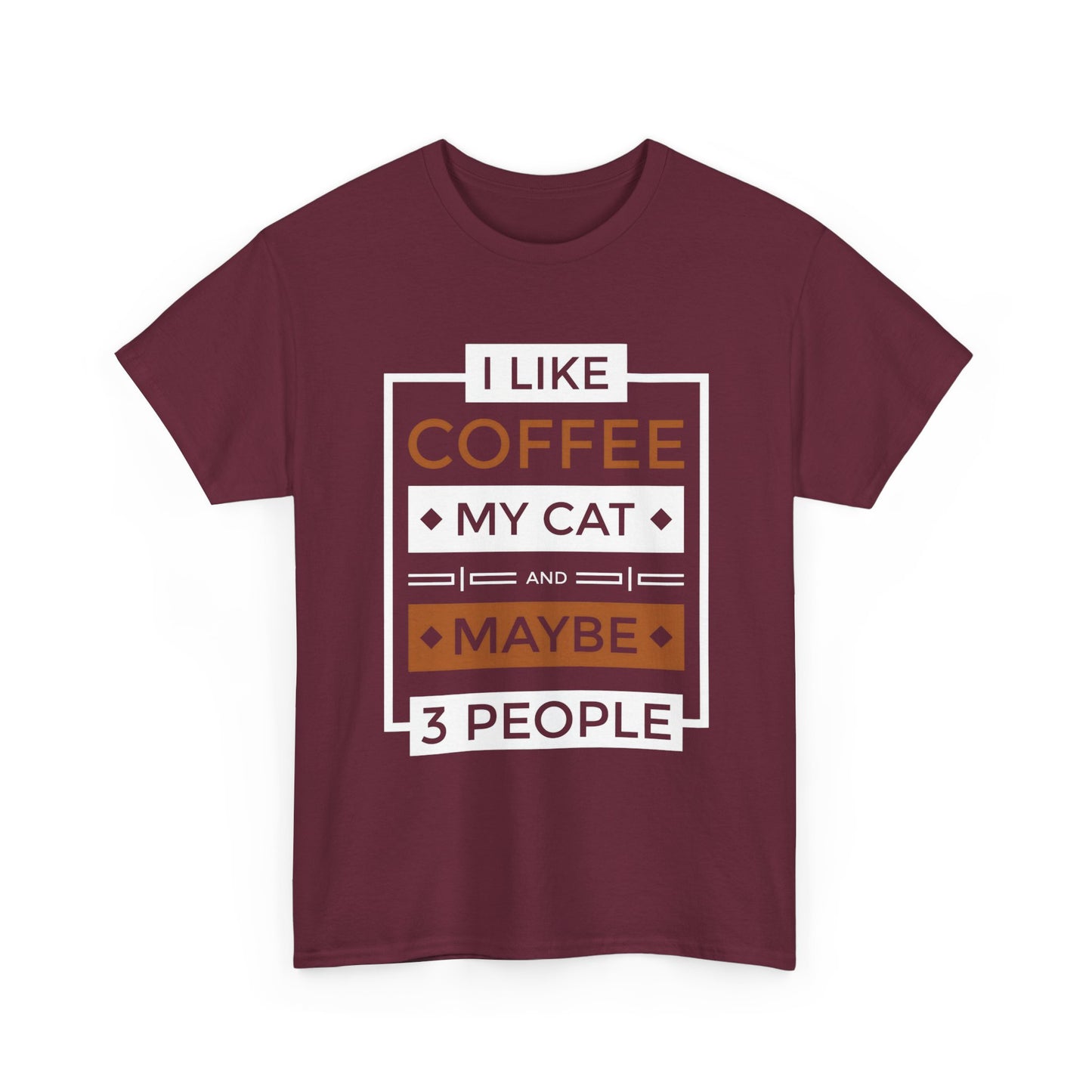 Coffee Cat Lover T-shirt, Funny Graphic Tee