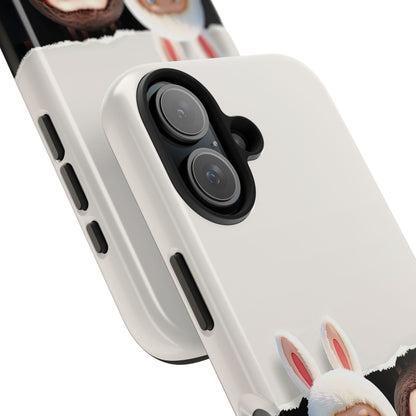 The Monsters Tough Case for iPhone Models and Variations – Dual Layer Protective Cover, Playful Design, Cute Mobile Accessory