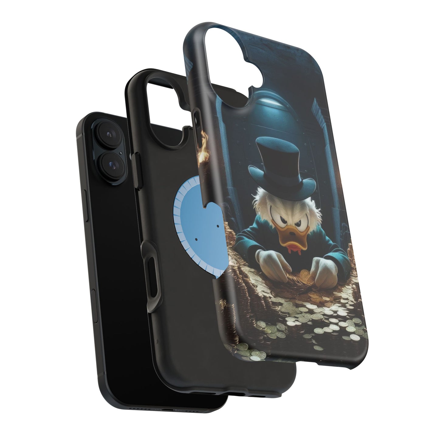 Magnetic Phone Case - Scrooge McDuck Design