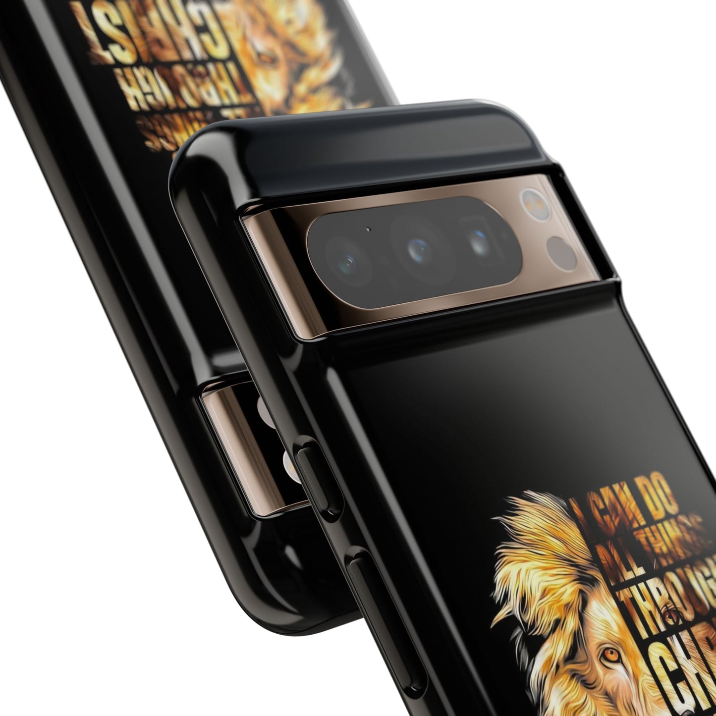 Inspirational Lion  Google Pixel Phone Case, Strength & Faith, Christian Accessories