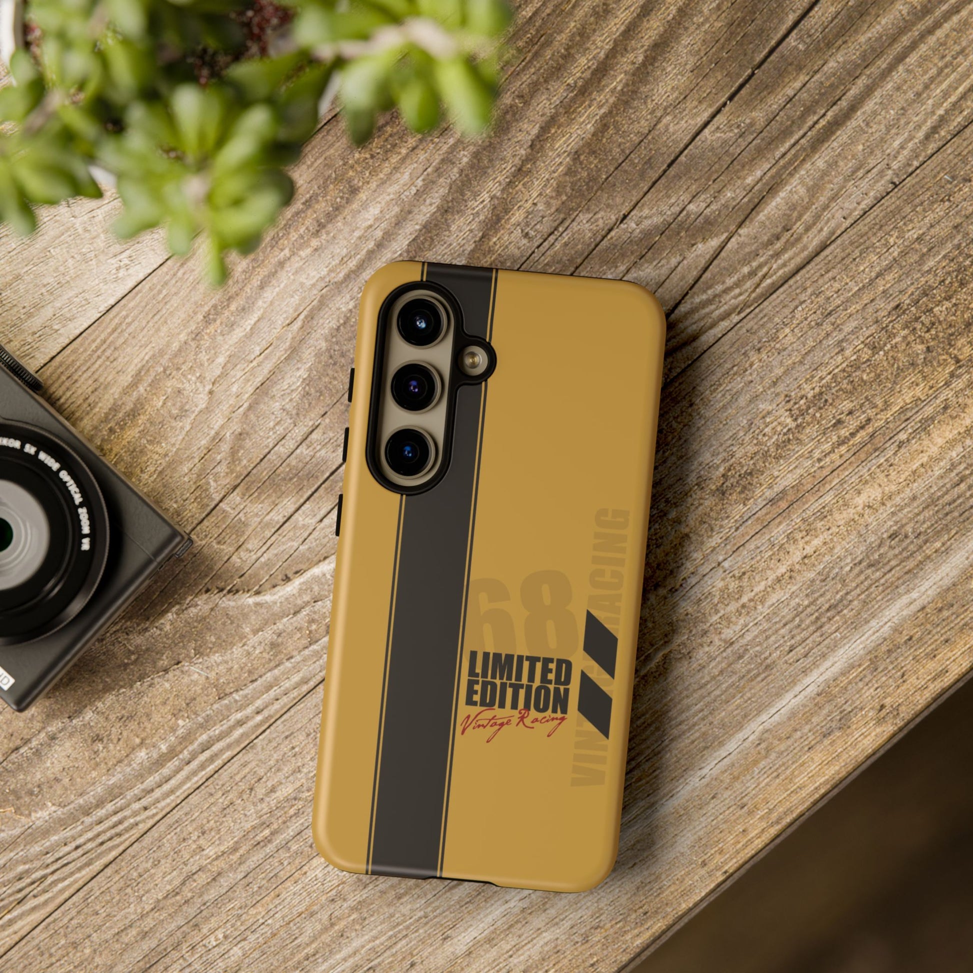 Vintage Racing 68 Tough Case, Retro Racecar Design