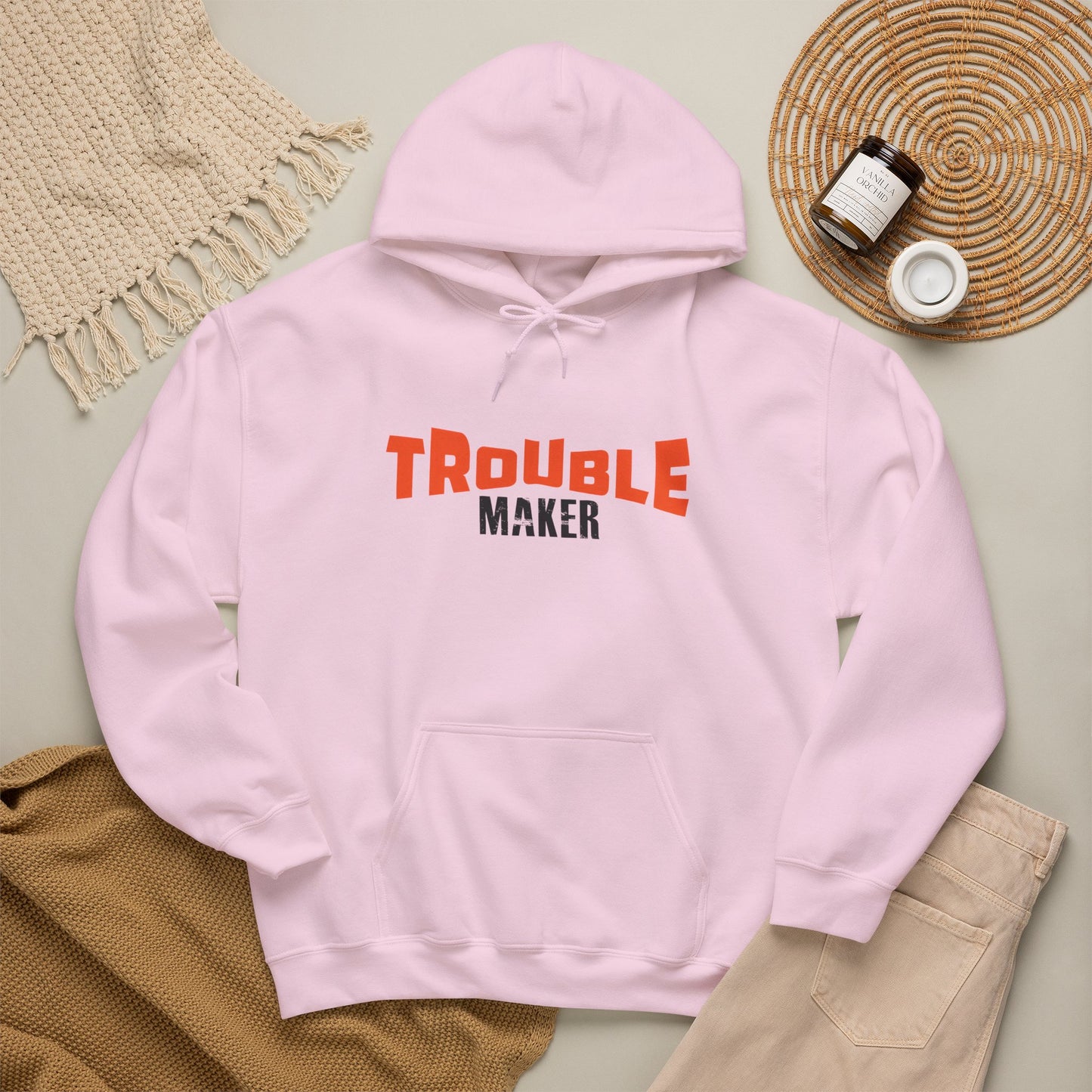 Trouble Maker Hoodiea, Funny Gift for Friends