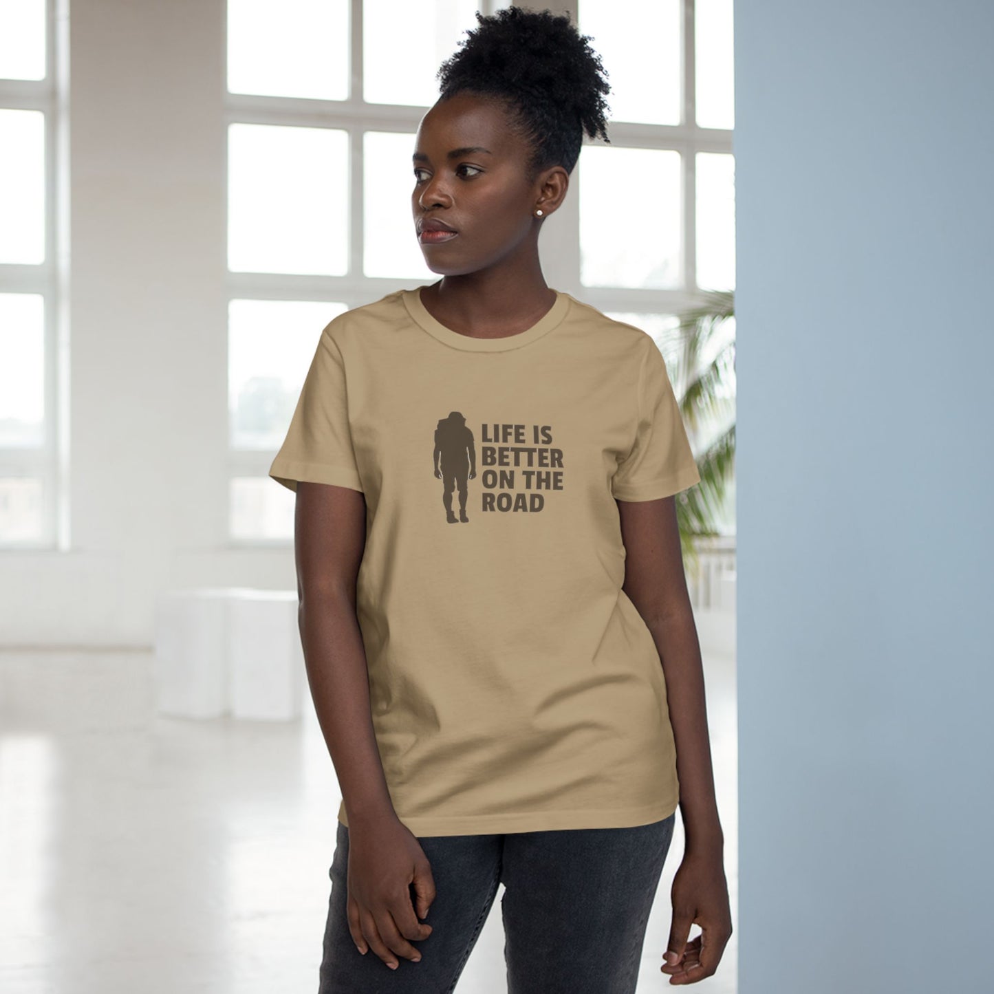 Life Is Better On The Road Women’s Maple Tee