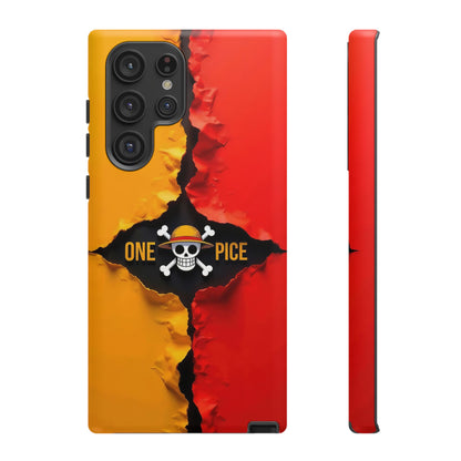 One Piece Samsung Tough Phone Case, Pirate Adventure Design