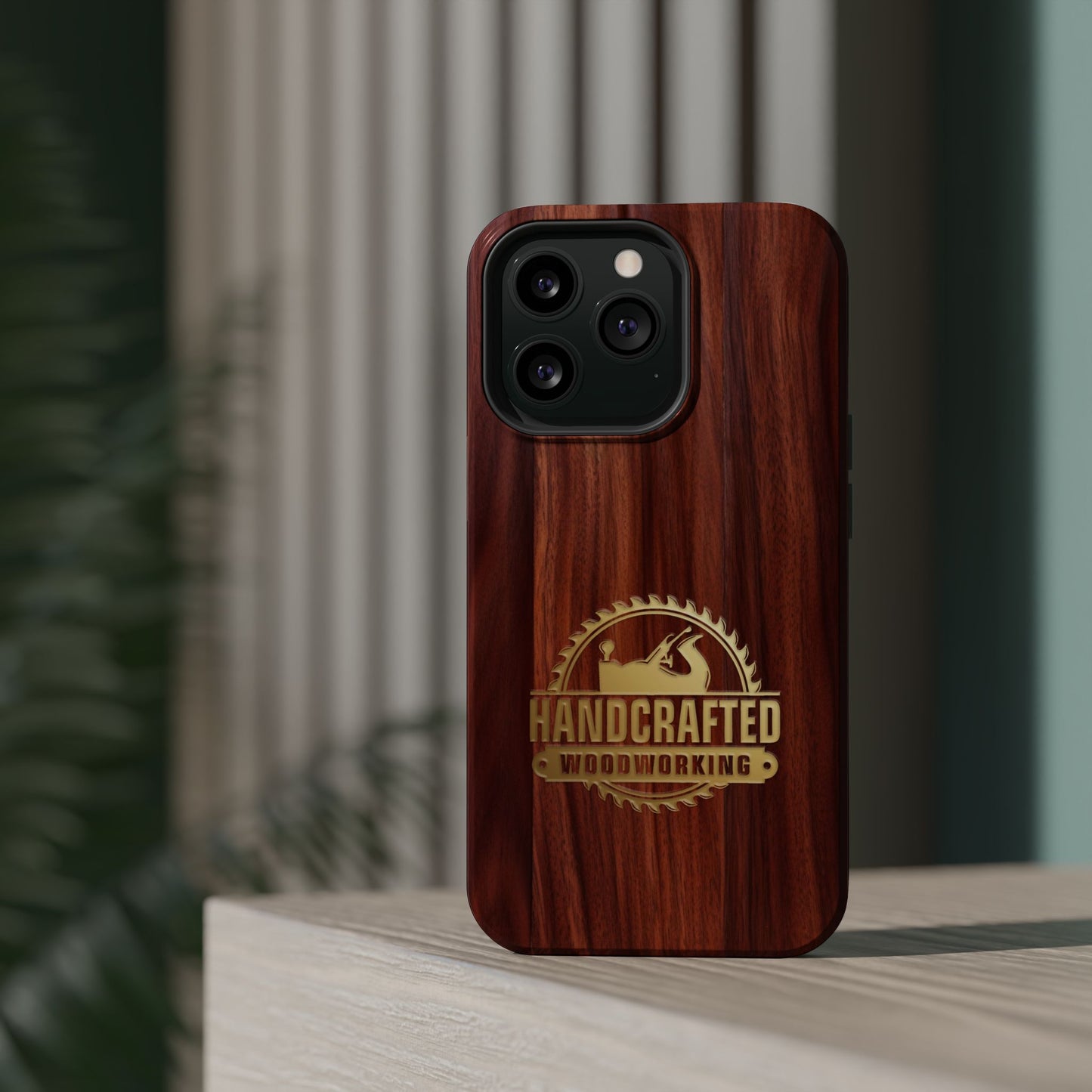Woodworking Logo Magnetic iPhone Case