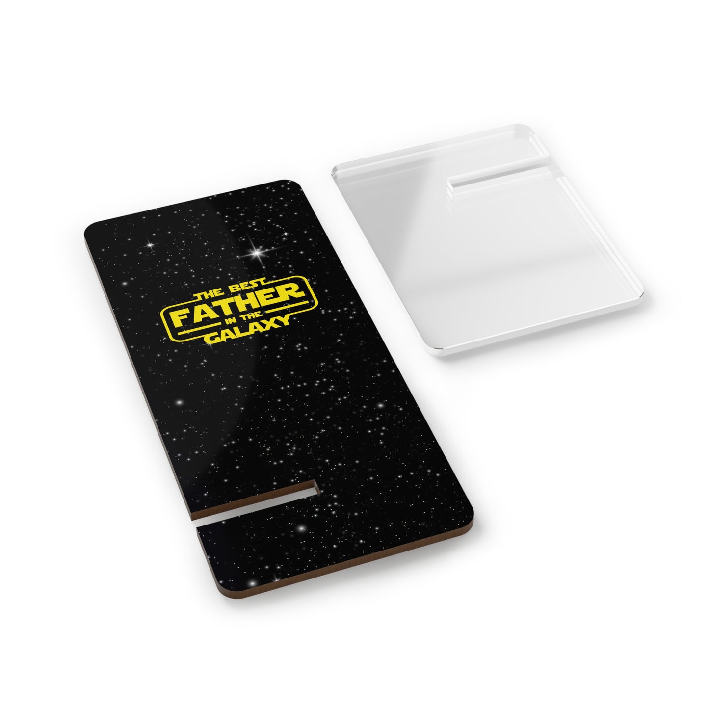 The Best Father in the Galaxy Phone Stand, Gift for Dad