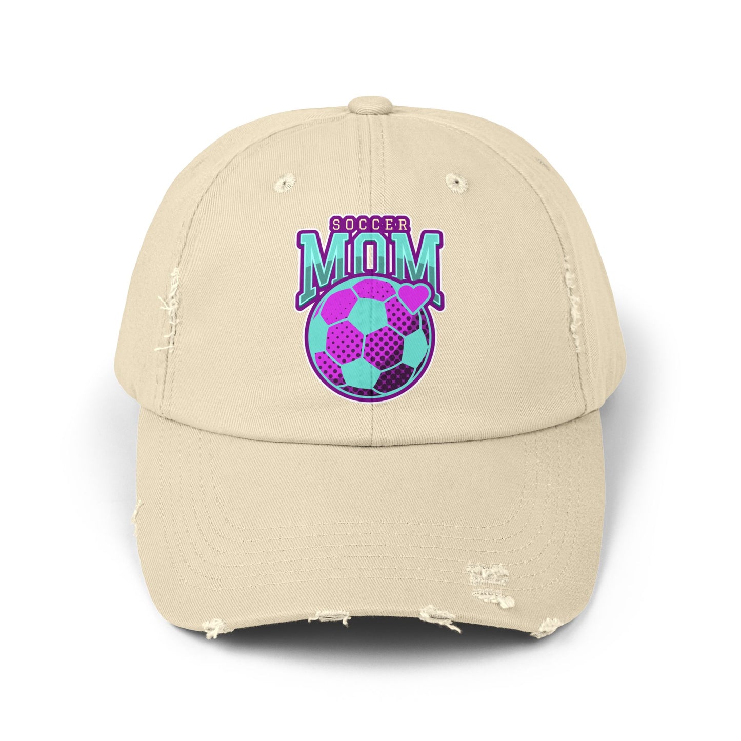 Soccer Mom Unisex Distressed Cap