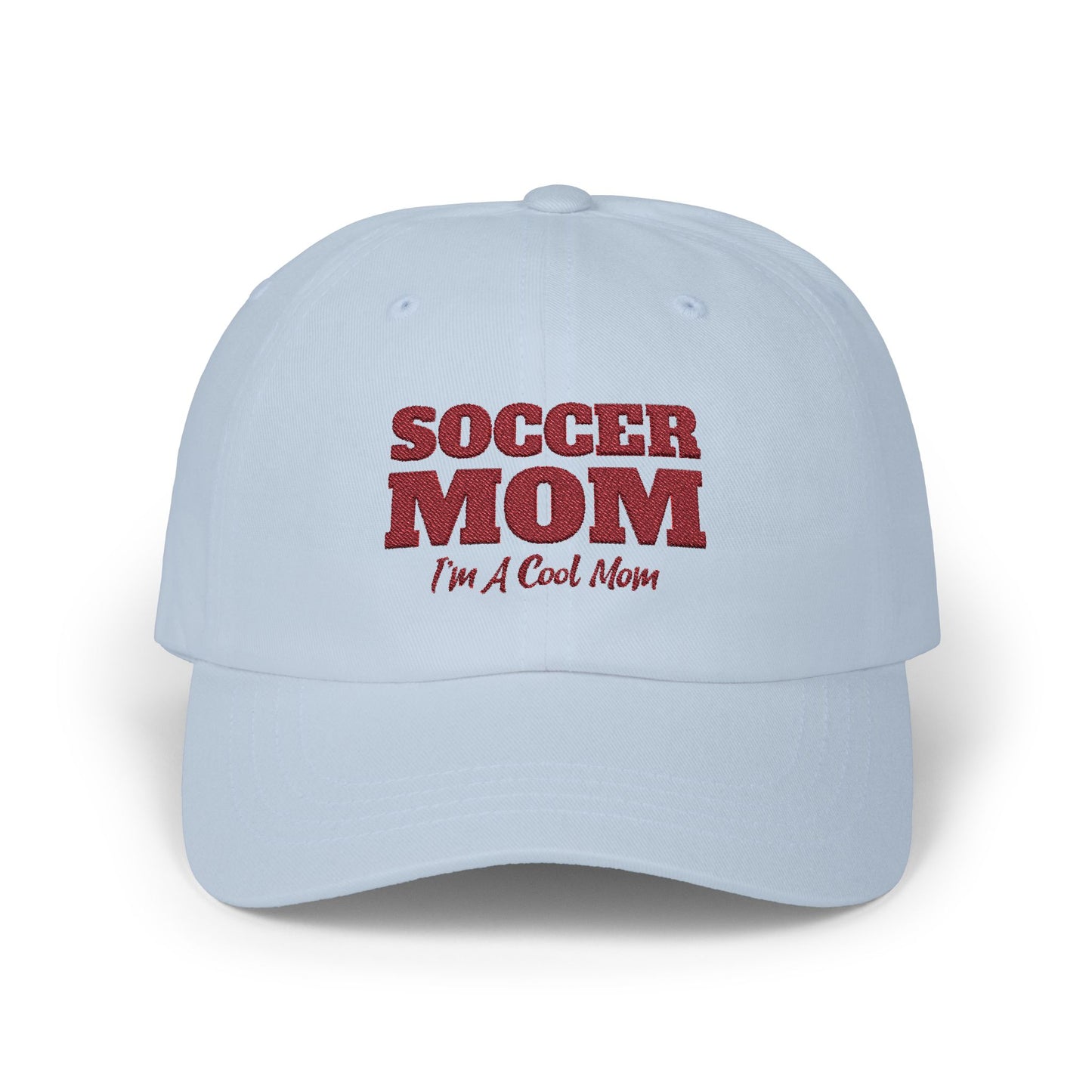 Soccer Mom Classic Dad Cap / embroidered