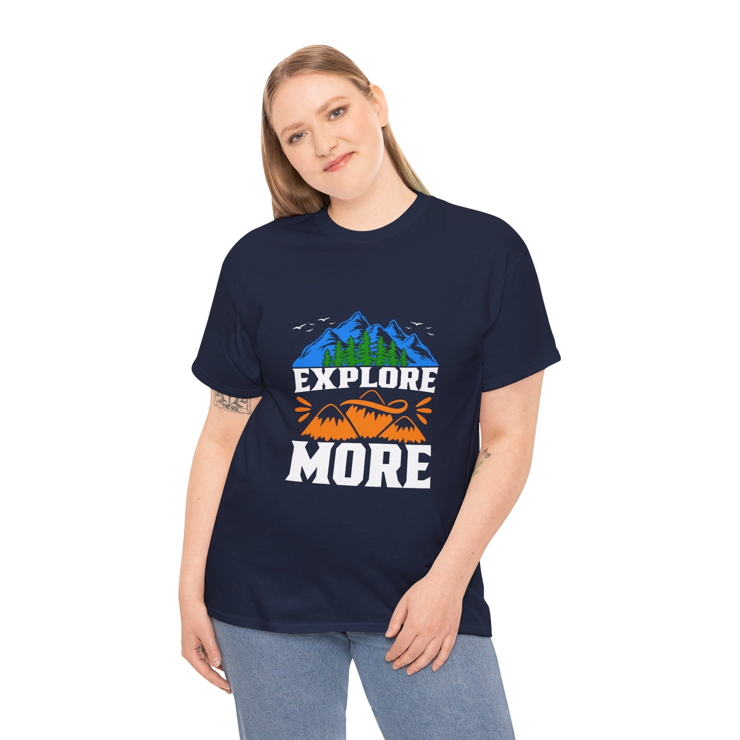 Explore More Adventure Tee - Unisex Heavy Cotton T-Shirt