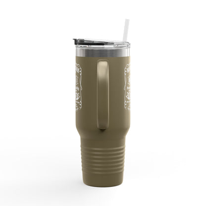 Premium Insulated Travel Mug - Best Father - 40oz Coffee Cup for Dad