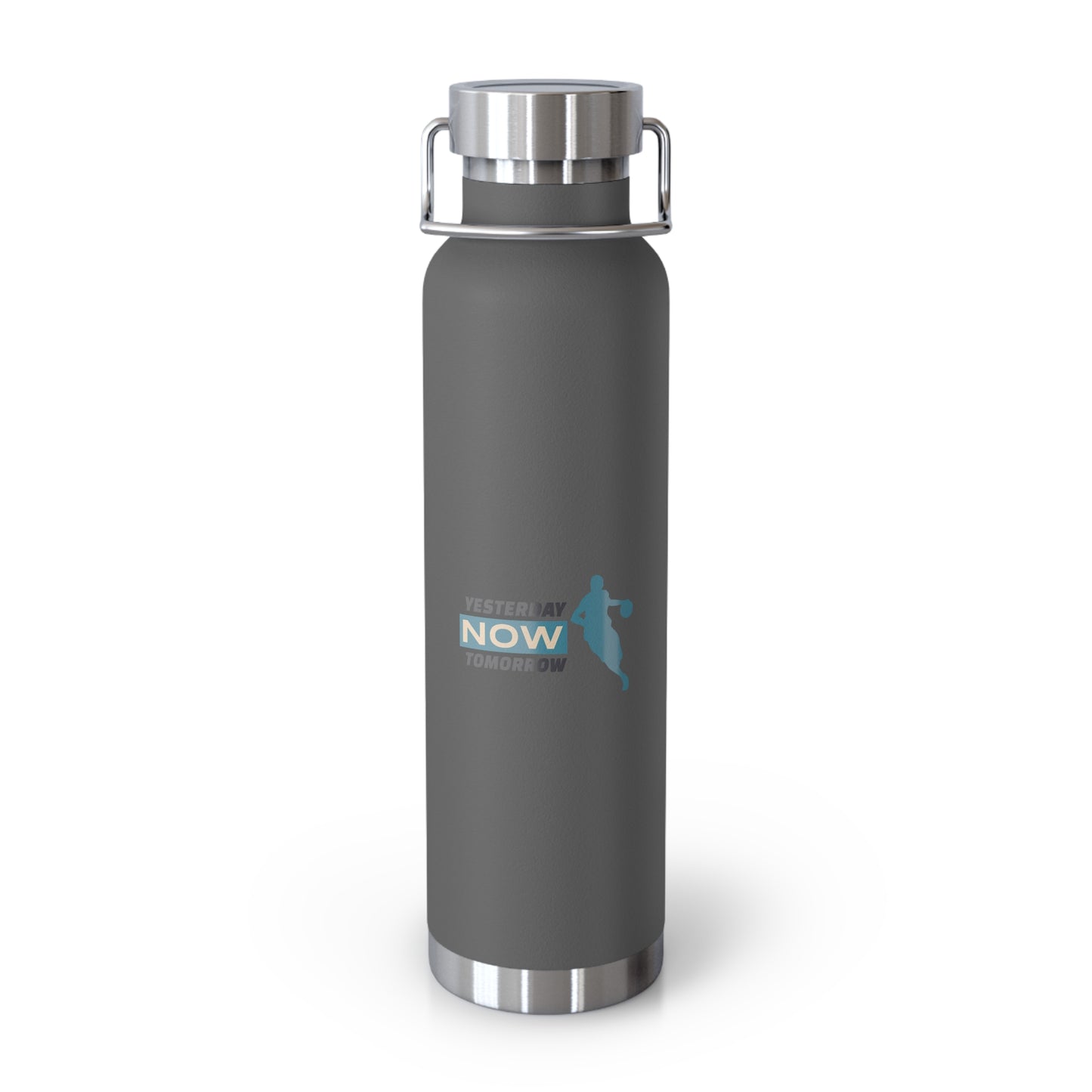 Yesterday Now Tomorrow Copper Vacuum Insulated Bottle, 22oz