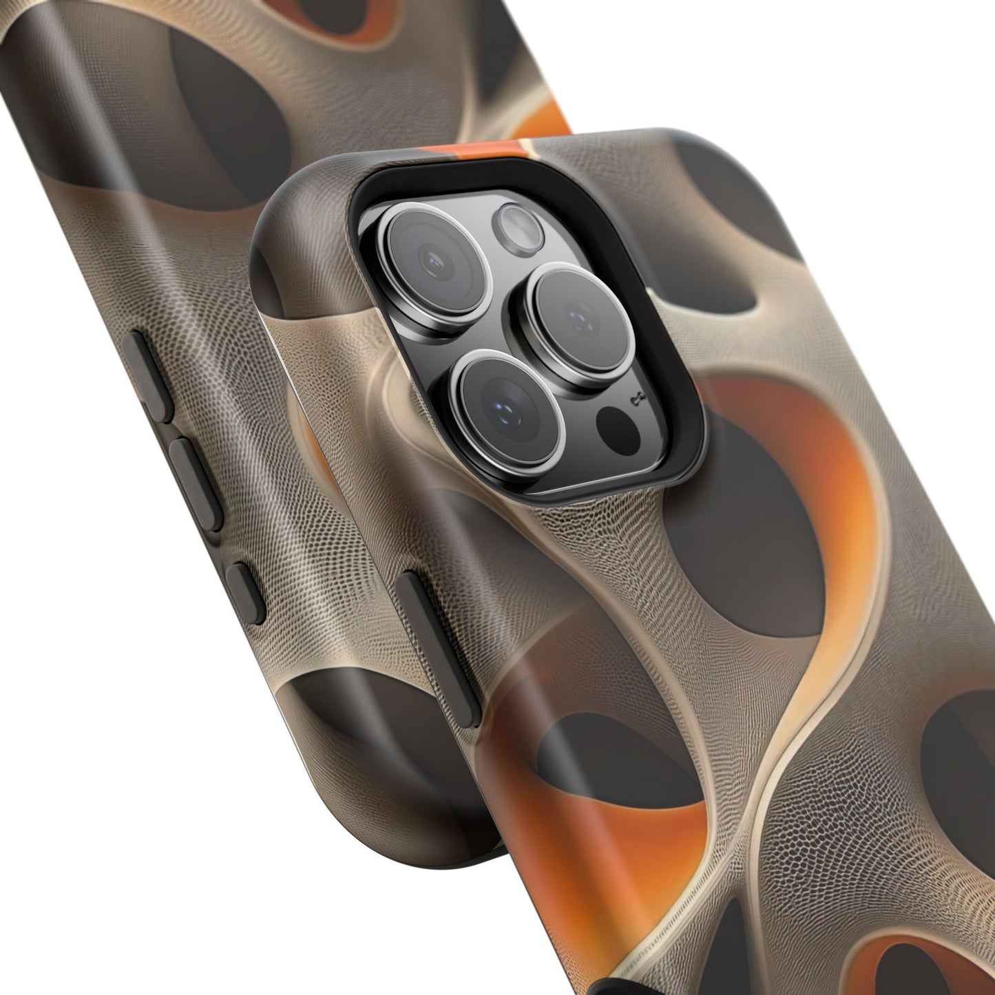 Stylish Magnetic Phone Cases, Abstract Geometric Design