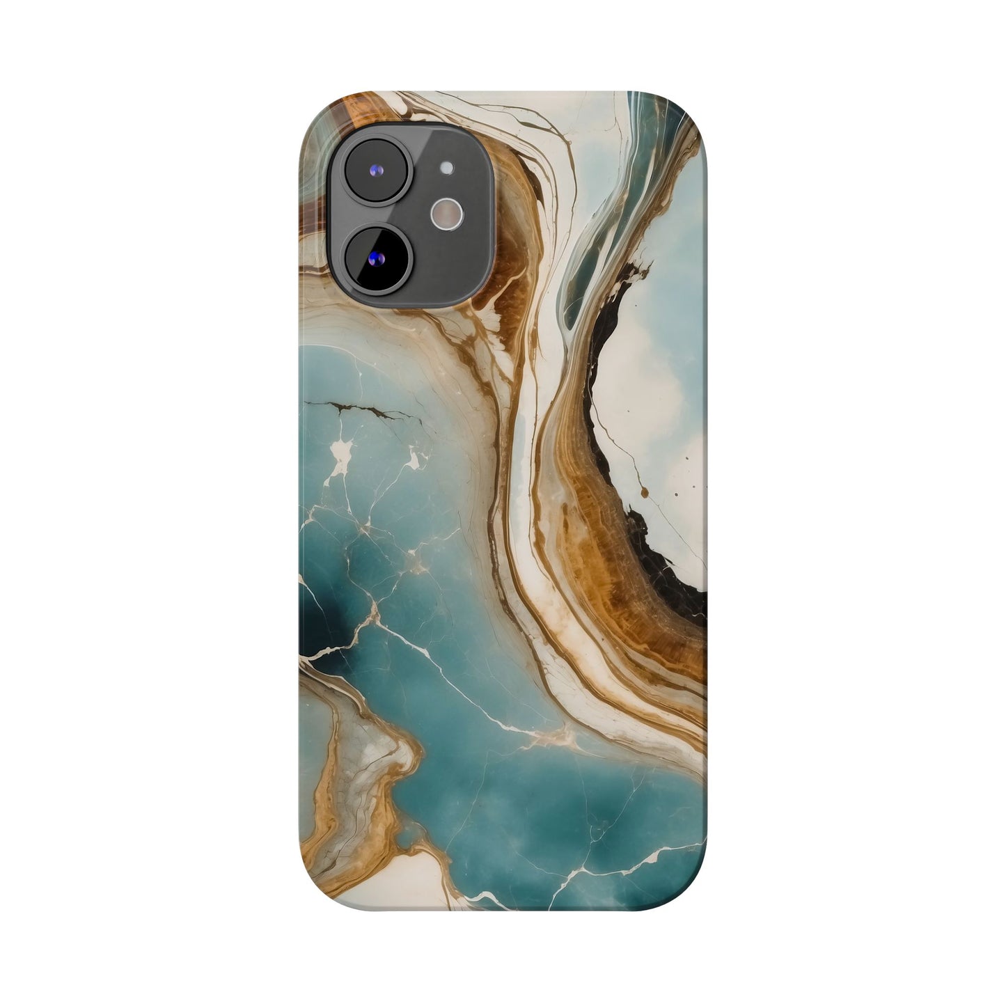 Marble Slim Phone Case, Stylish Protective Cover