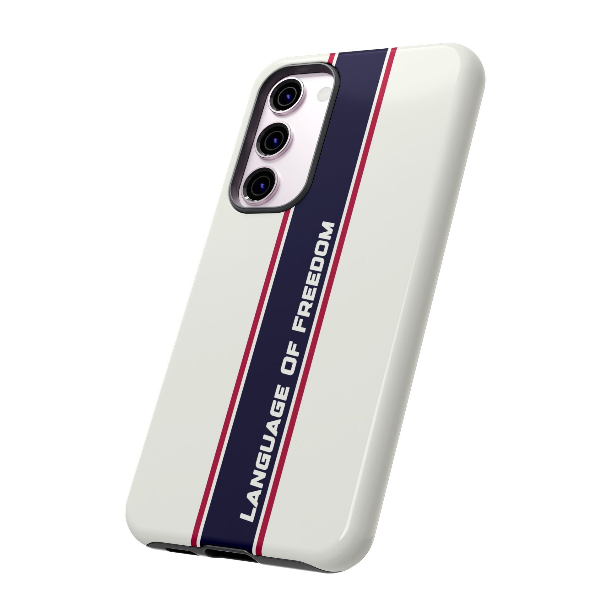 Language of Freedom Tough Case – Minimalist Design
