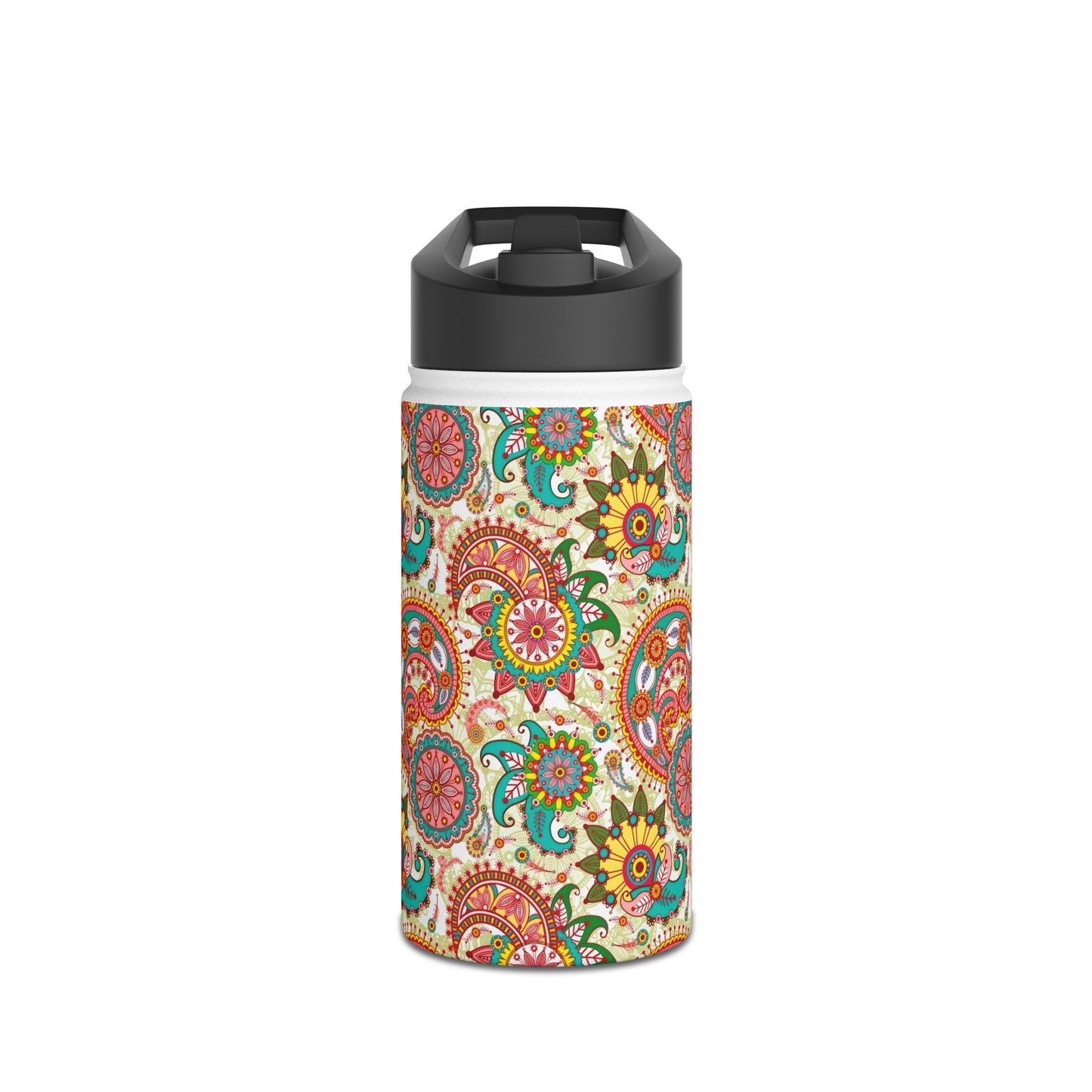 Indian Breath Stainless Steel Water Bottle, Standard Lid