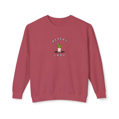 Desert Lady Unisex Lightweight Crewneck Sweatshirt