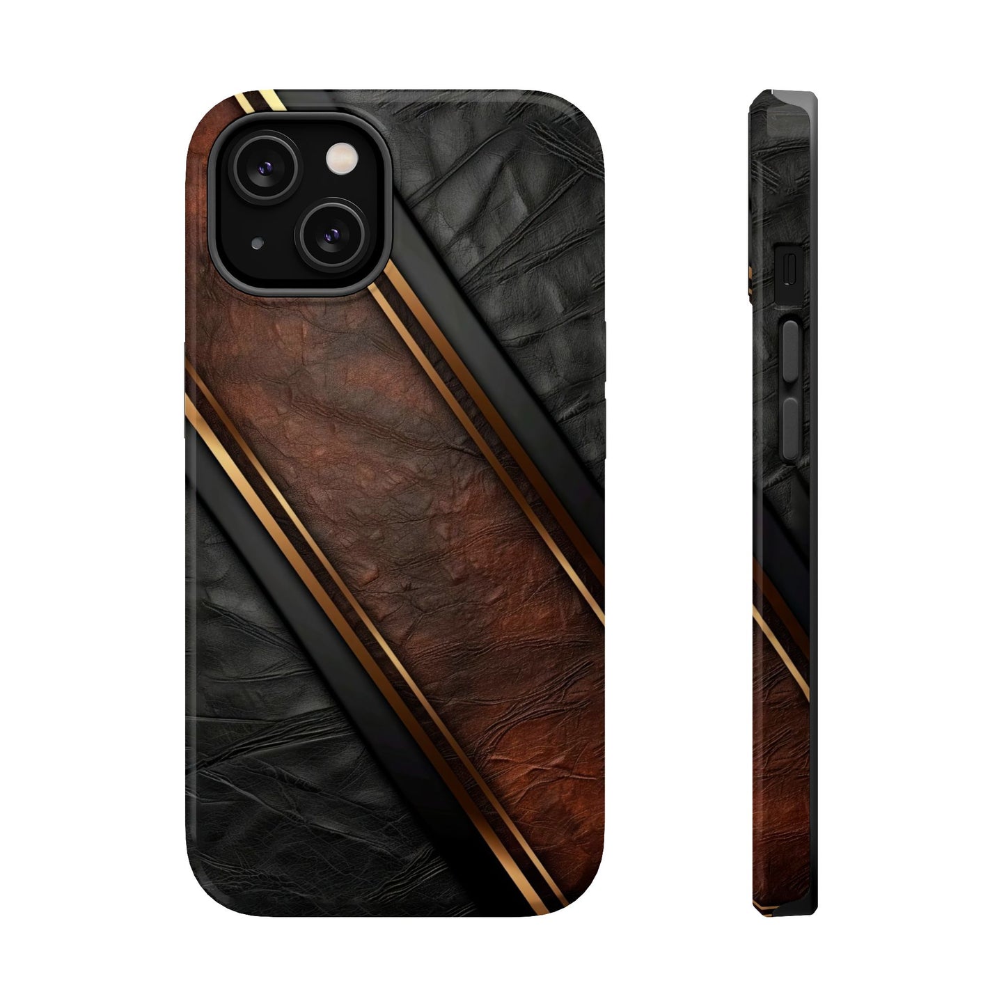 Stylish Leather Texture Magnetic Tough Cases
