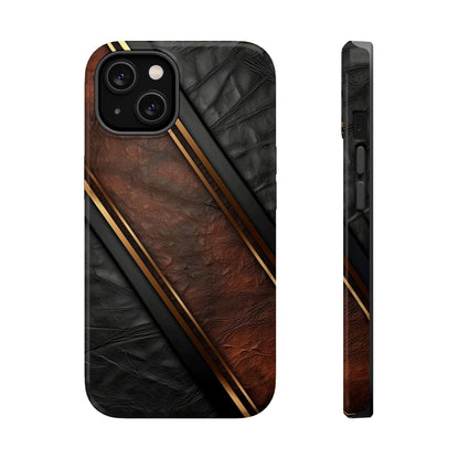 Stylish Leather Texture Magnetic Tough Cases