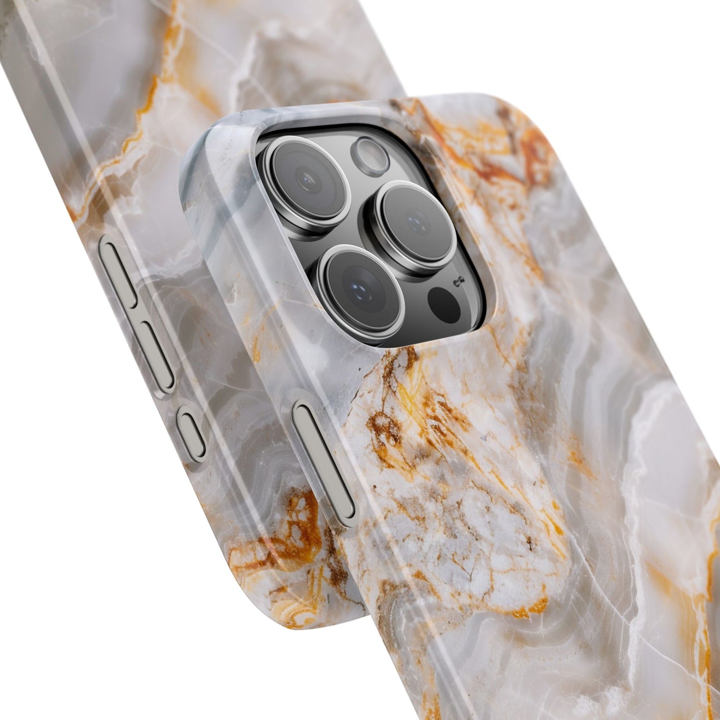 Pure Elegance Marble Slim Phone Cases, Modern Tech Decor