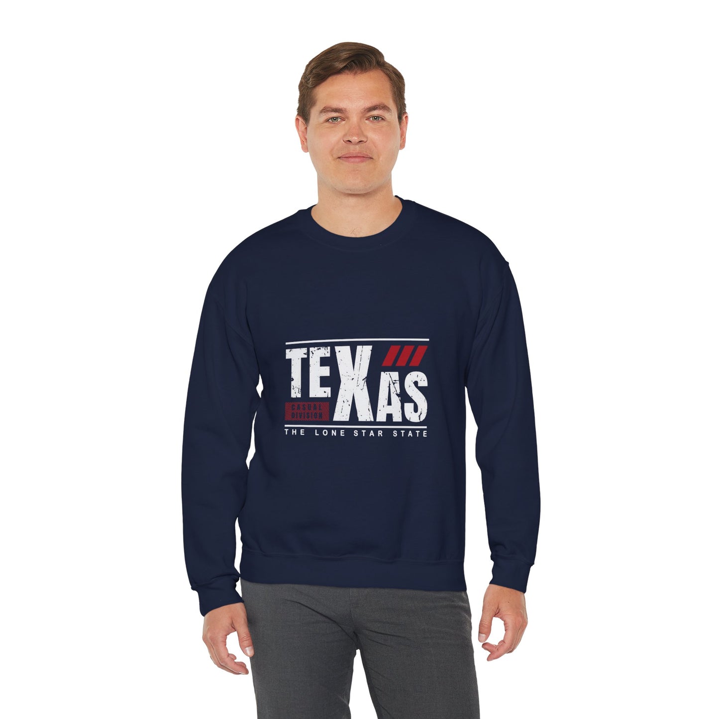 Texas Pride Unisex Heavy Blend™ Crewneck Sweatshirt - The Lone Star State