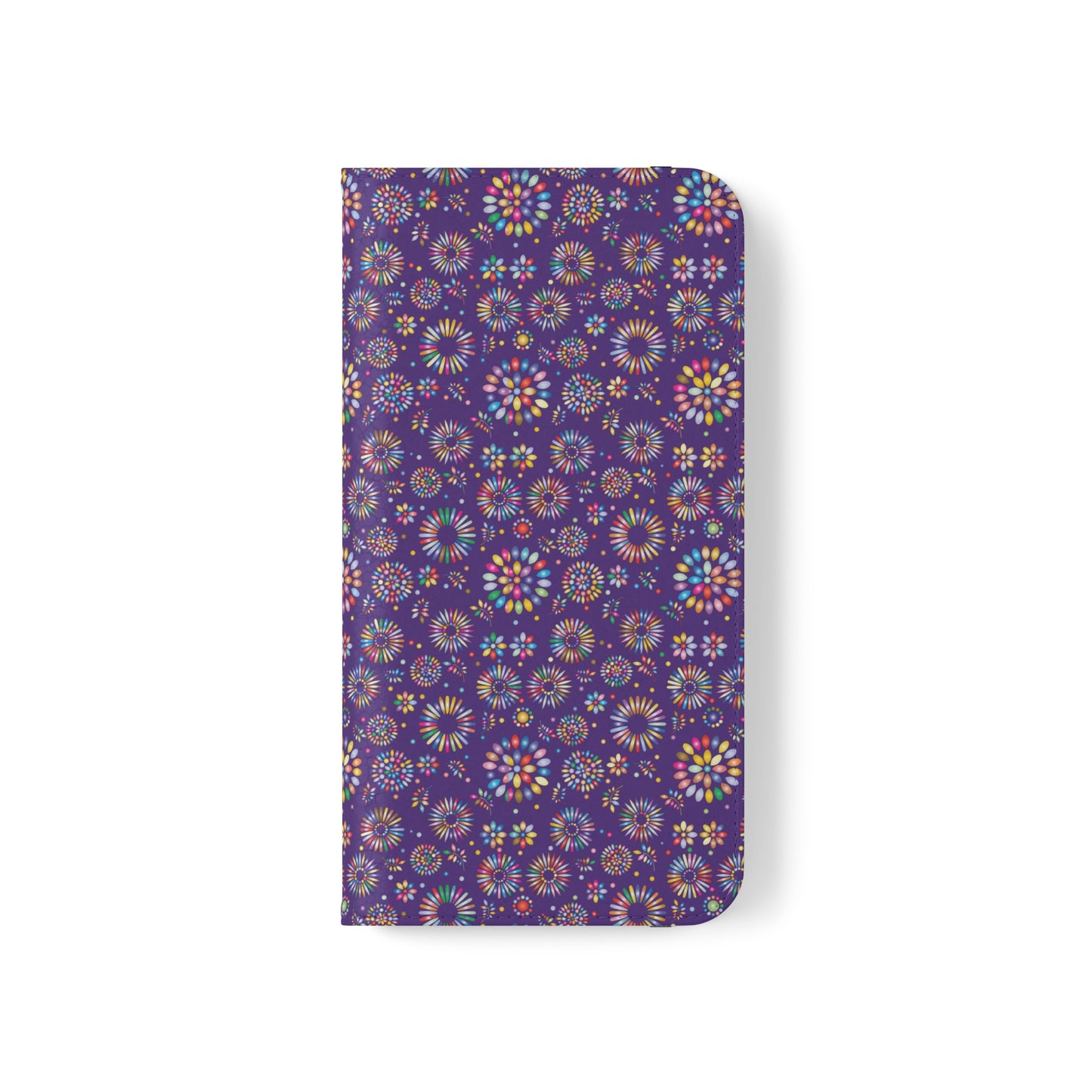 Vibrant Vibes Flip Cases / Purple