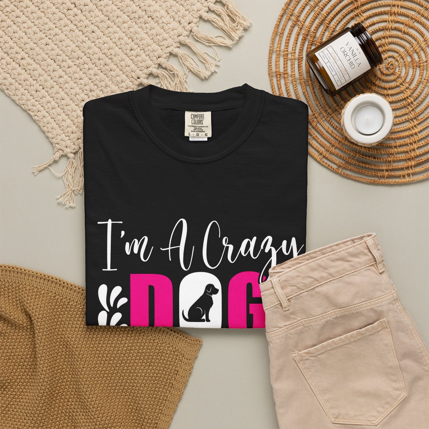 Crazy Dog Mom Unisex T-Shirt - Perfect Gift for Dog Lovers