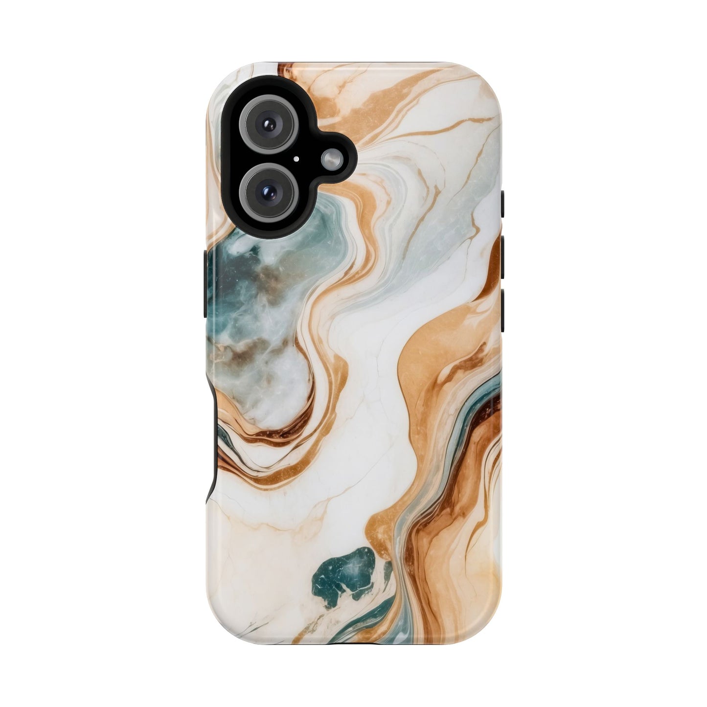 Stylish Magnetic Phone Cases, Abstract Marble Design for Everyday Use