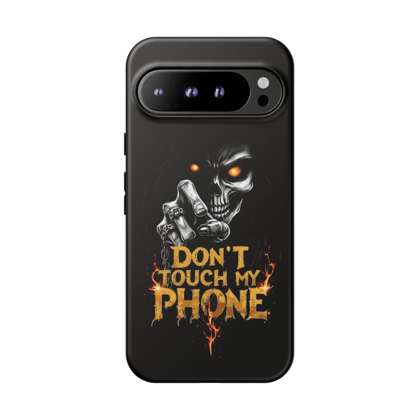 Skull Google Pixel Tough Cases, Don't Touch My Phone