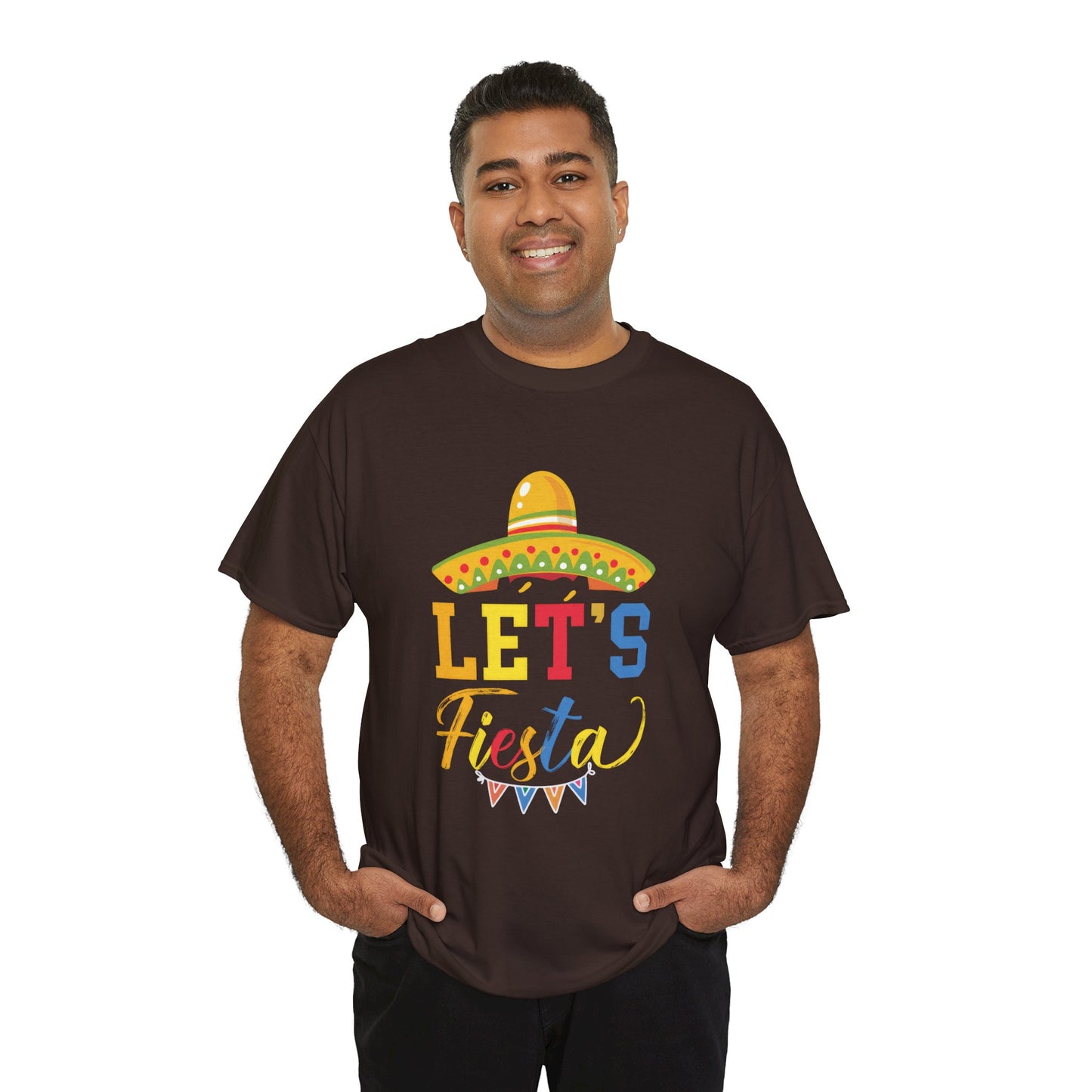 Let's Fiesta Unisex Heavy Cotton Tee - Fun Party T-Shirt for Celebrations