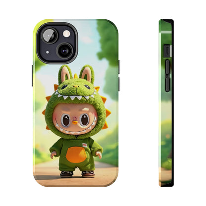 The Monsters Tough Case for iPhone Models – Playful Dinosaur Design, Dual Layer Protective Cover, Fun Mobile Accessory