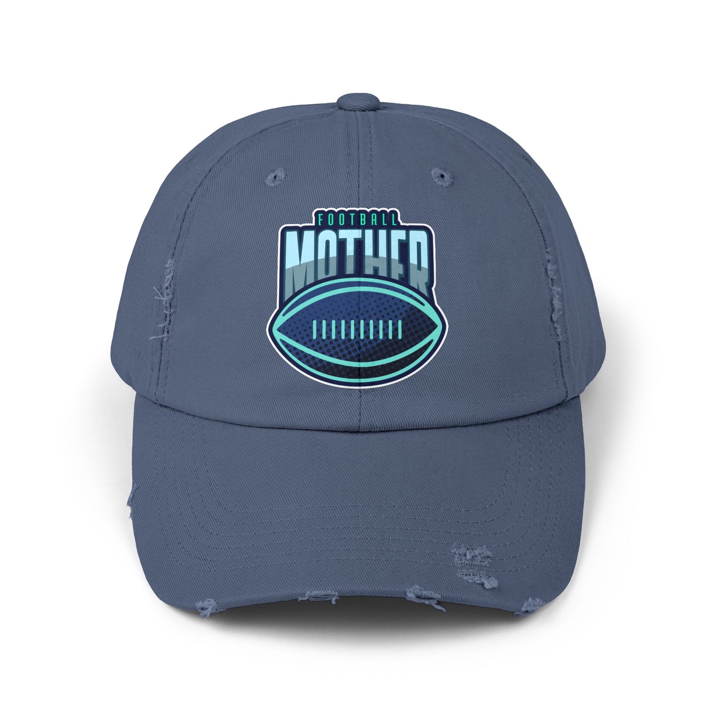 Football Mother Unisex Distressed Cap