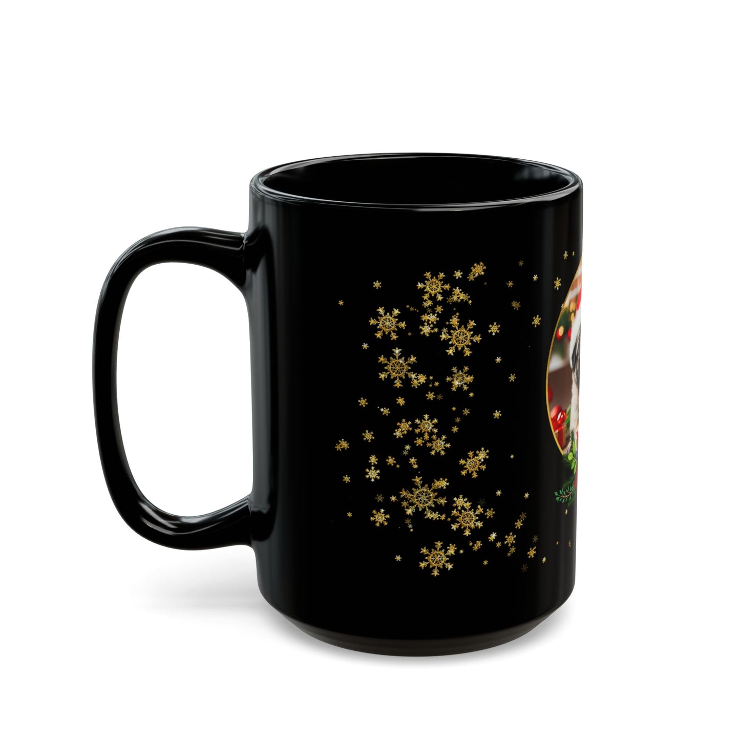 The Pug Who Saved Christmas Black Mug - 11oz, 15oz