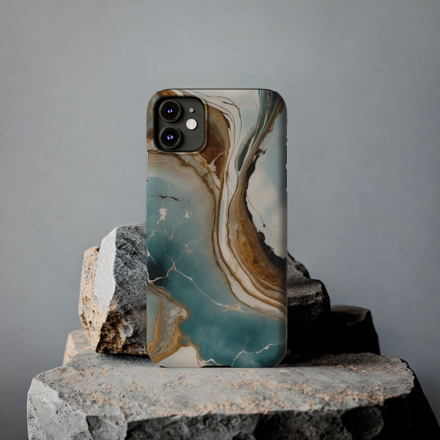 Marble Slim Phone Case, Stylish Protective Cover