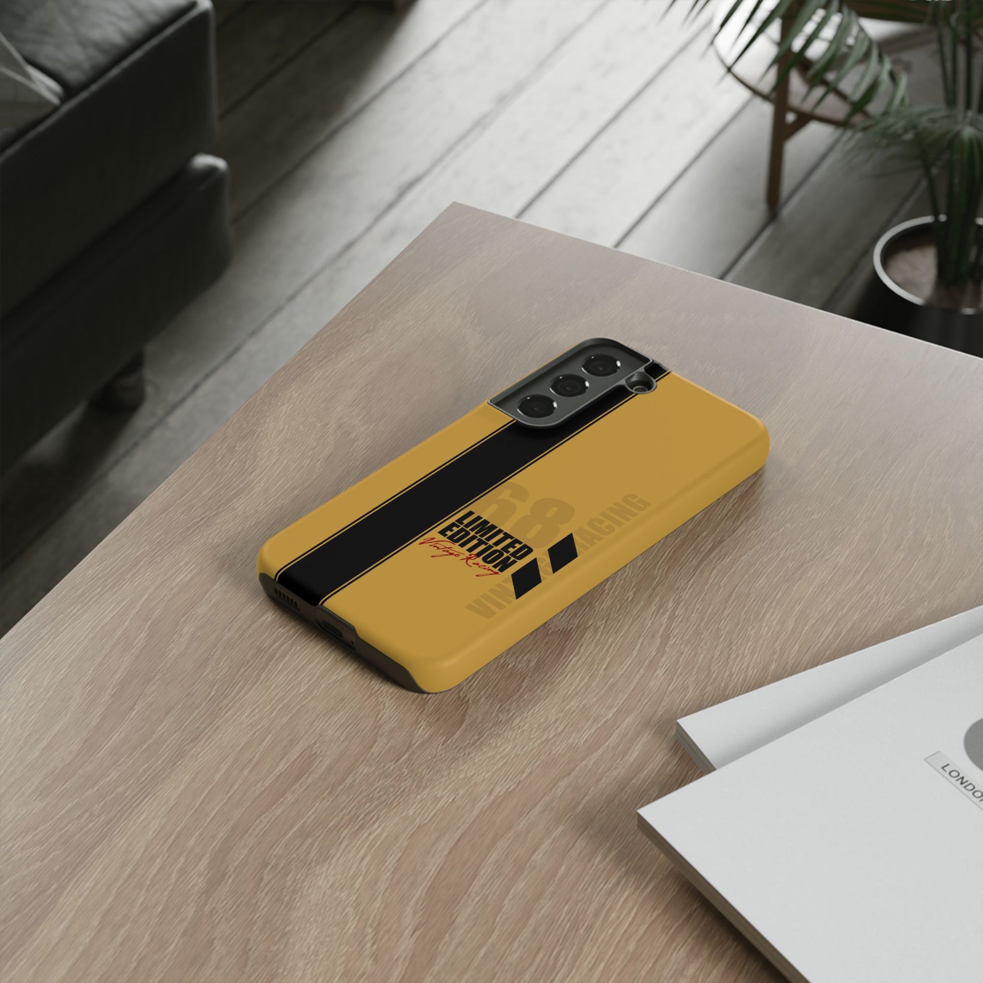 Vintage Racing 68 Tough Case, Retro Racecar Design