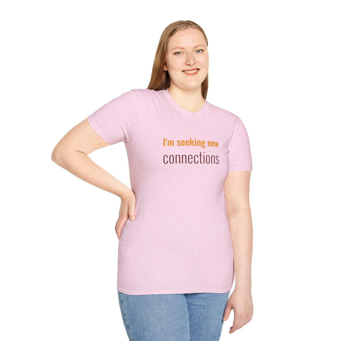 I'm Seeking New Connection Unisex Softstyle T-Shirt