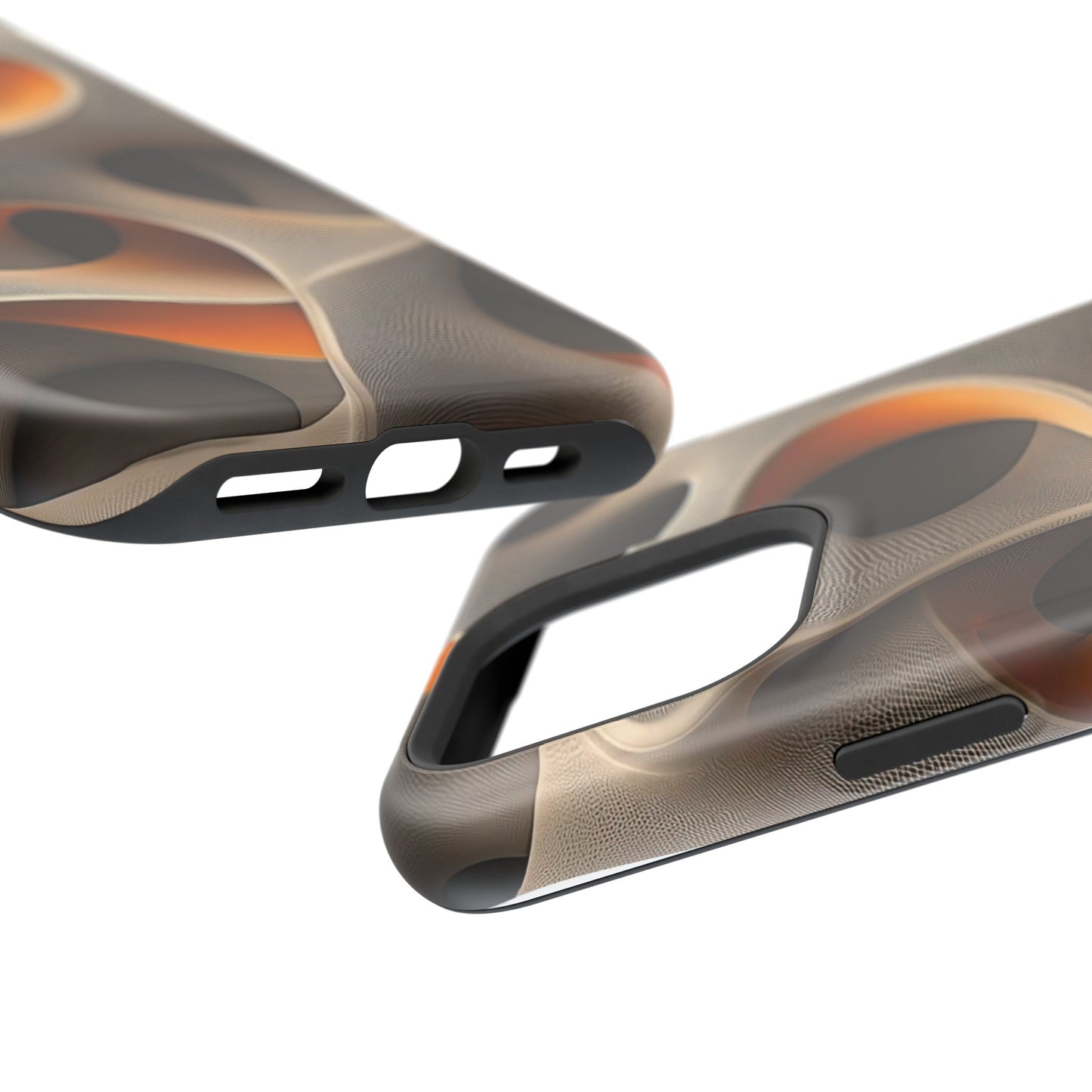 Stylish Magnetic Phone Cases, Abstract Geometric Design