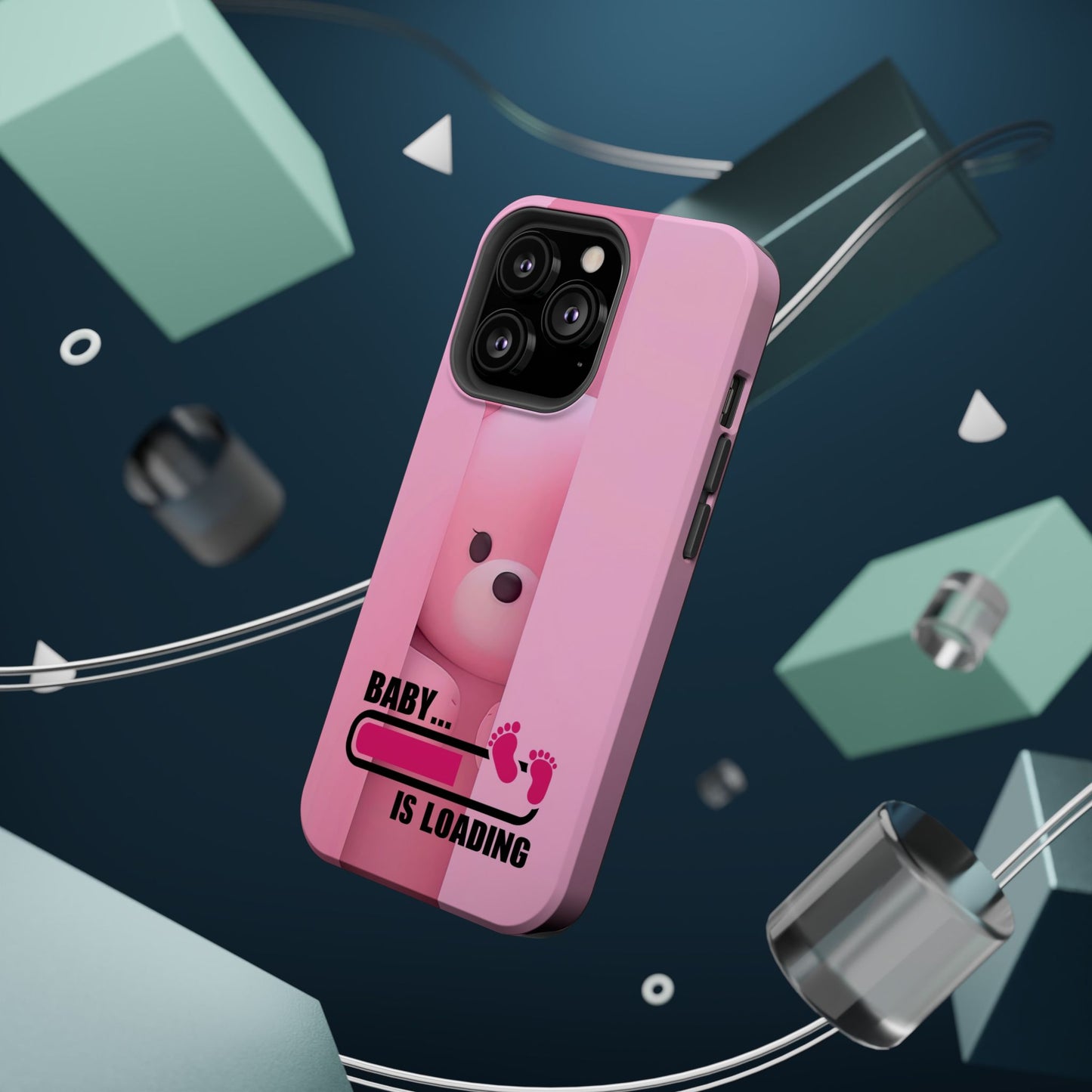 Cute Baby Loading Magnetic Phone Case, Expecting Parents Gift