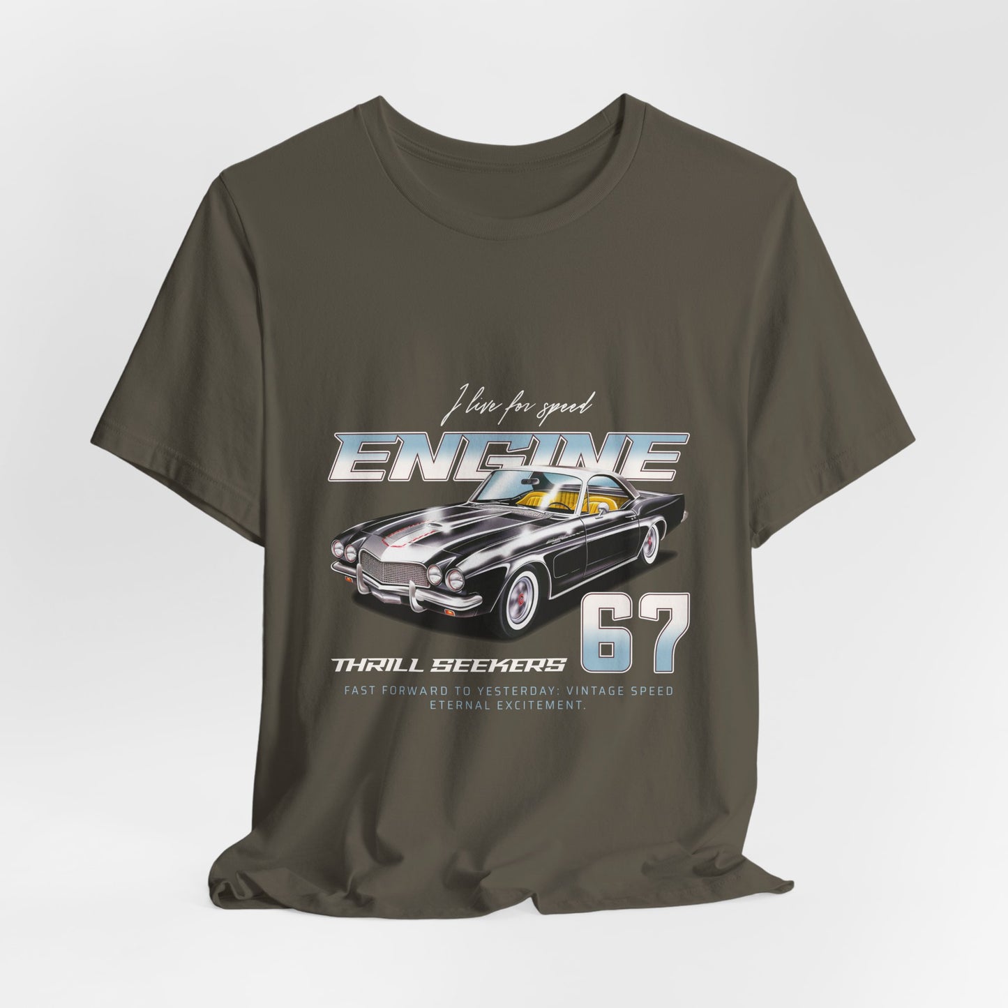 I Live For Speed Engine Tee