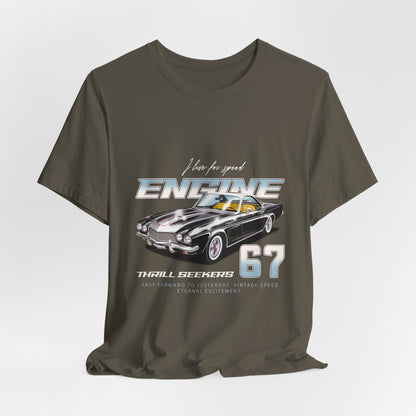 I Live For Speed Engine Tee