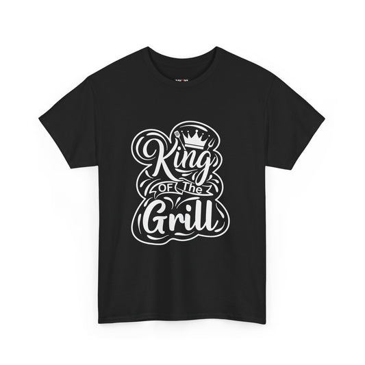 King of the Grill Heavy Cotton Tee - Perfect Gift for BBQ Lovers