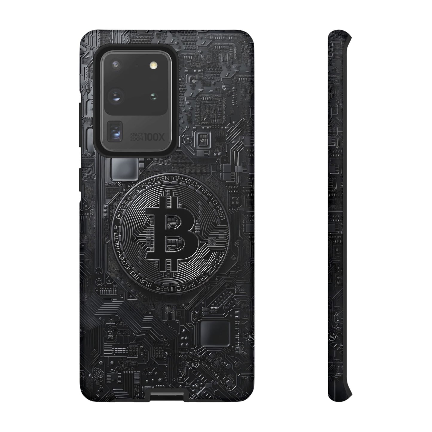 Bitcoin Samsung Tough Phone Case, Cryptocurrency Protection Cover