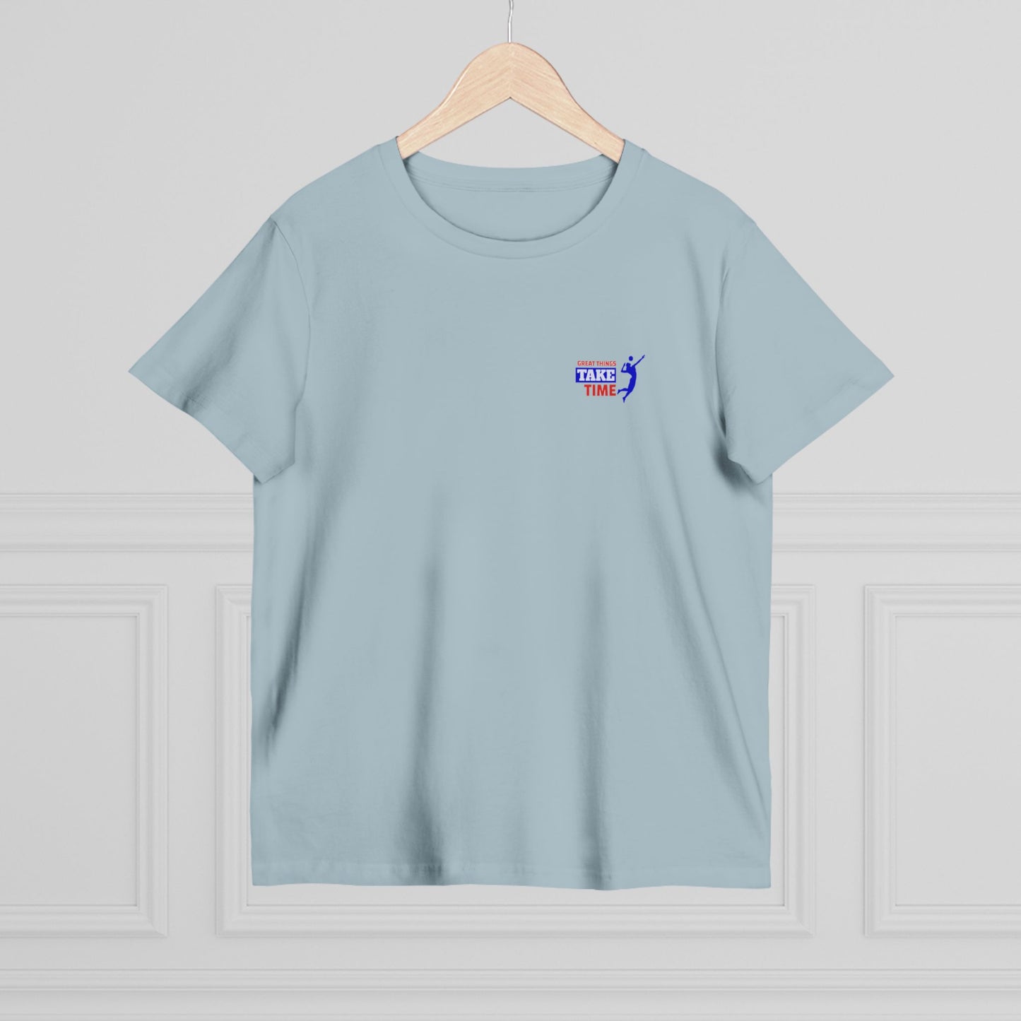 Great Things Take Time Women’s Maple Tee