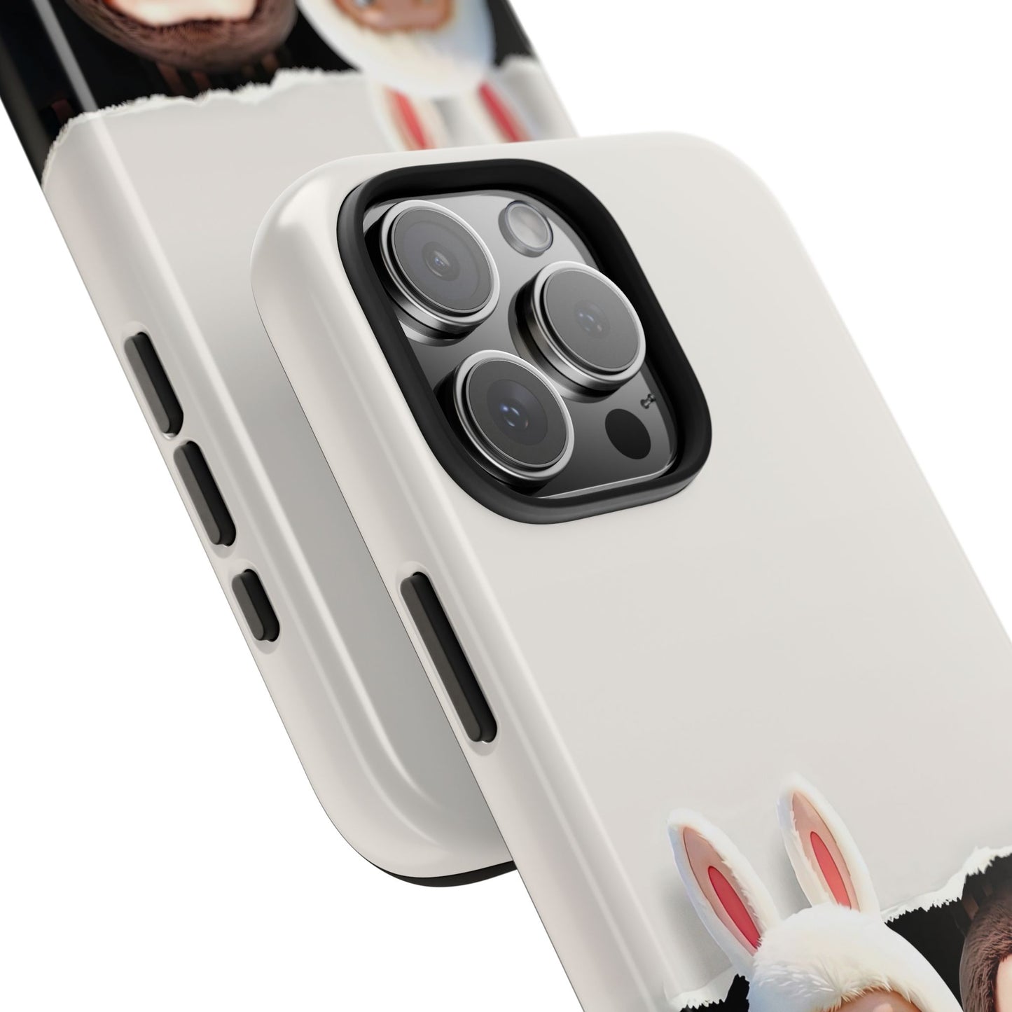 The Monsters Tough Case for iPhone Models and Variations – Dual Layer Protective Cover, Playful Design, Cute Mobile Accessory