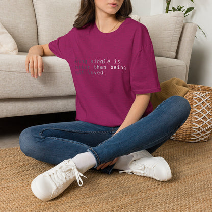 Being Single Unisex Softstyle T-Shirt