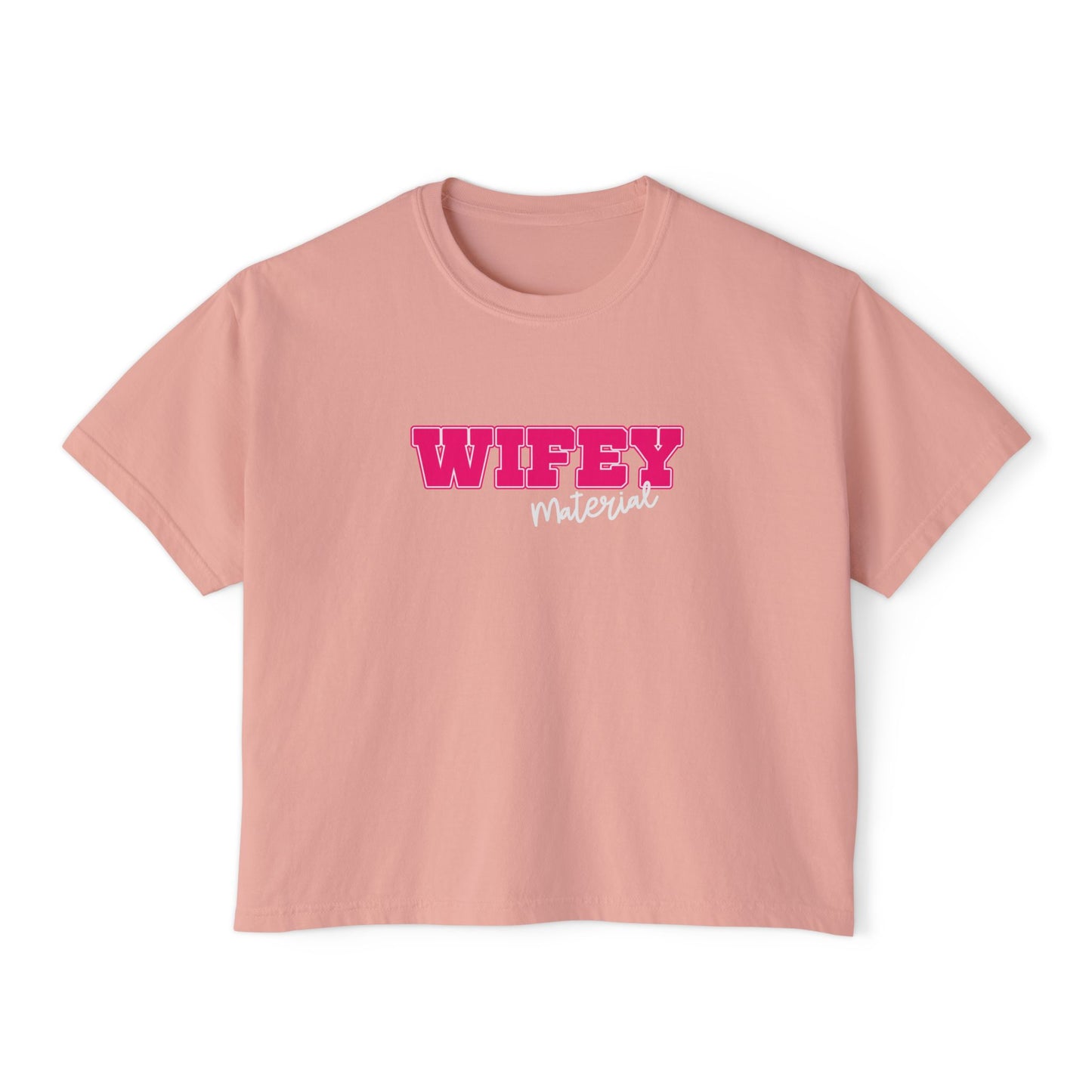 Wifey Material Women's Boxy Tee