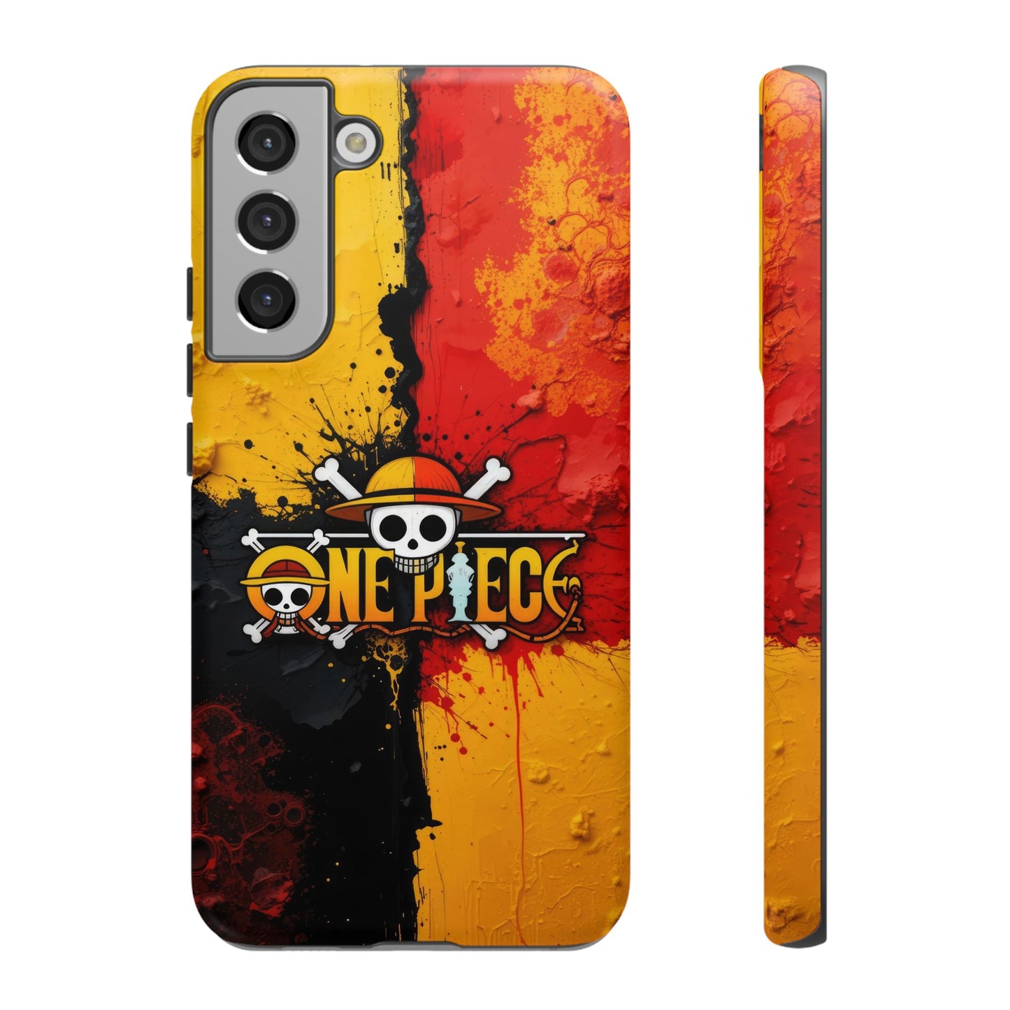 One Piece Samsung Tough Phone Case, Anime Vibrant Design