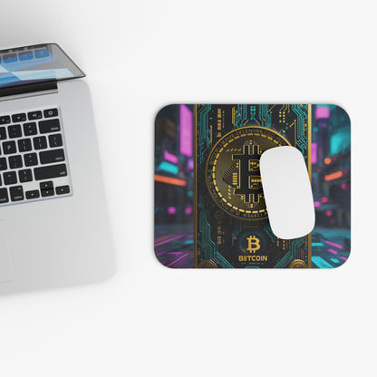 Cryptocurrency Mouse Pad Bitcoin Desk Accessory, Gamer Tech Gear, Non-Slip Office & Home Decor, Stylish and Durable Mouse Mat